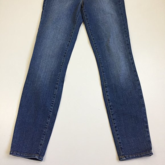 NWT L'AGENCE Light Vintage Wash MARGOT Logo Hardware High Waist Skinny Jeans - Picture 6 of 11